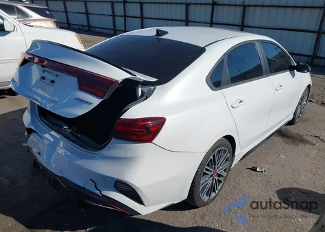 2022 Kia Forte Gt из США, поврежденный, VIN 3KPF44AC3NE479205